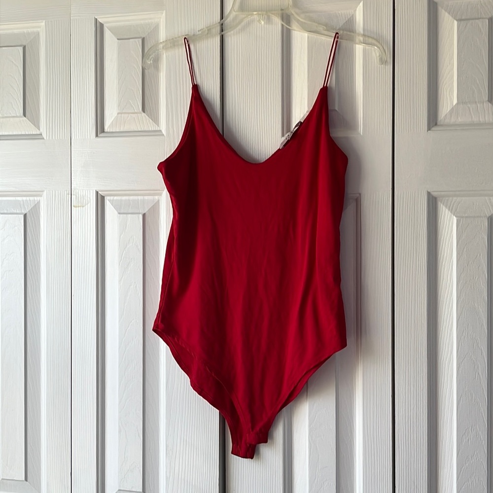 Red Strap Bodysuit